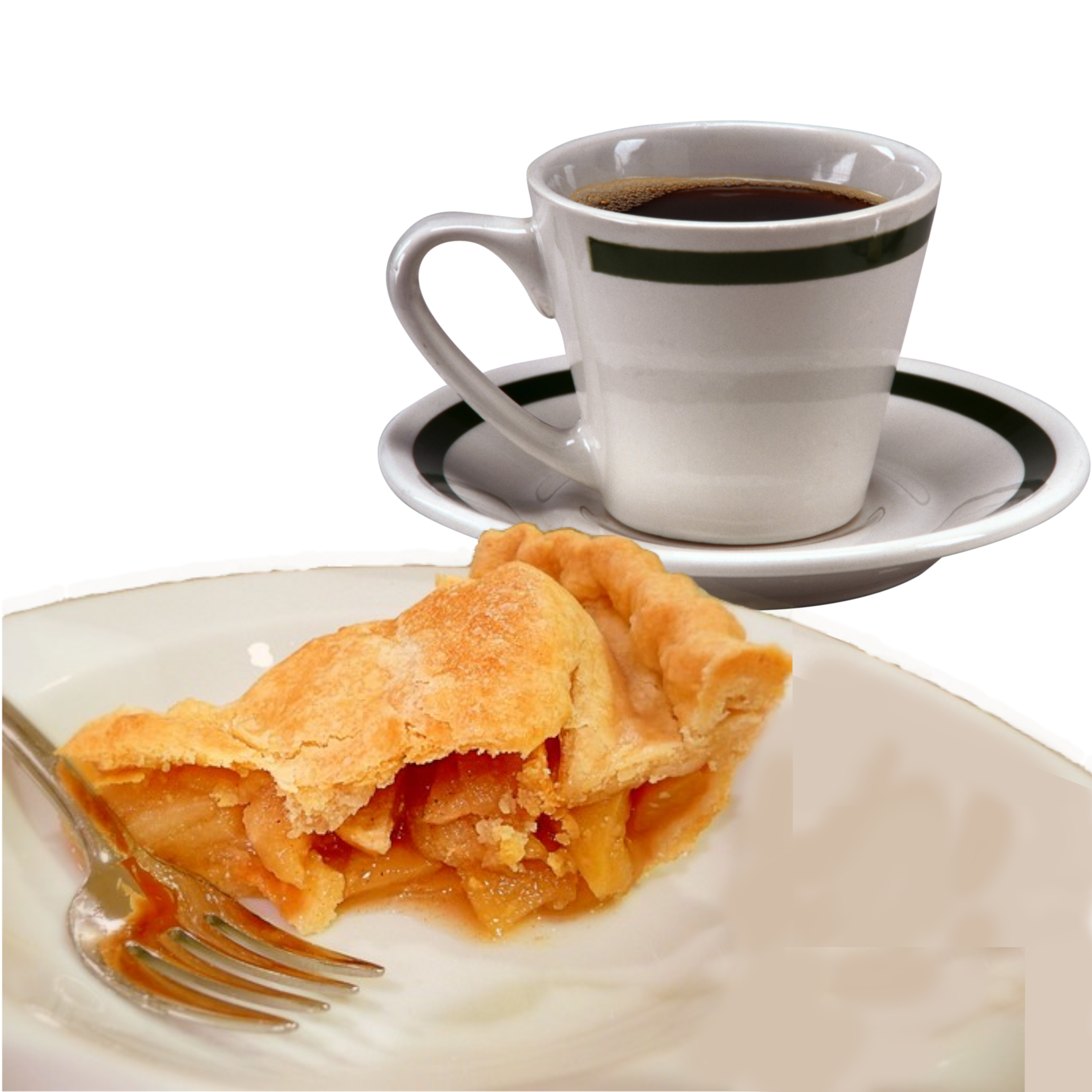 Apple pie and coffee