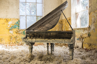 Damaged piano