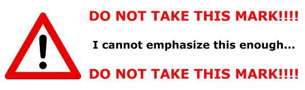 Actung - DO NOT TAKE THIS MARK!!!