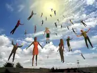 People being raptured